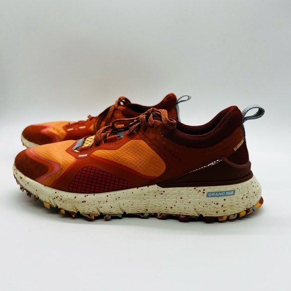 Cole Haan Burnt Orange and Gray Grand 360 Trail Athletic Shoes Women’s Size 8B - Picture 3 of 15